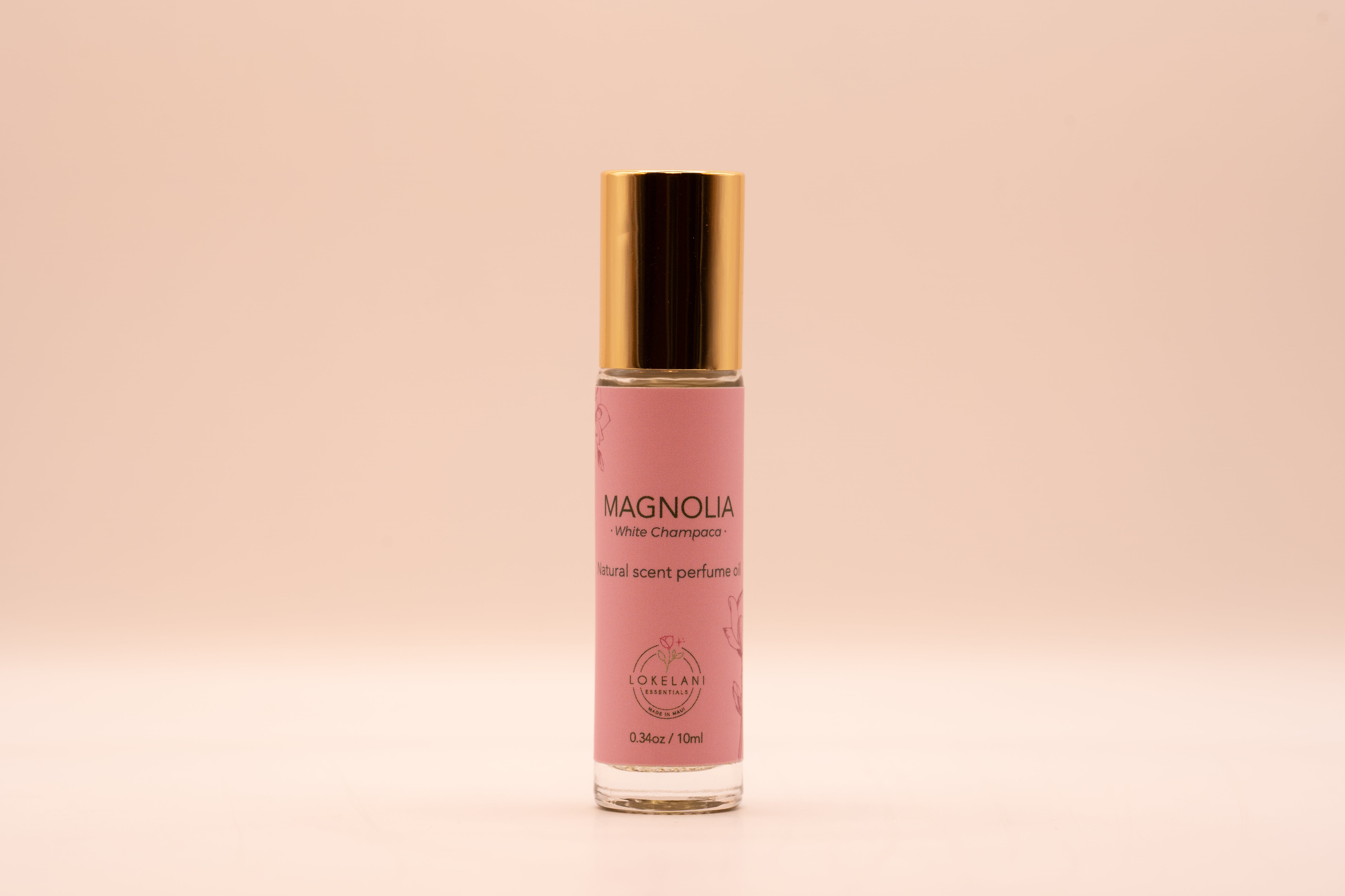 Magnolia natural scent perfume roll on oil