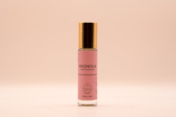 Magnolia natural scent perfume roll on oil