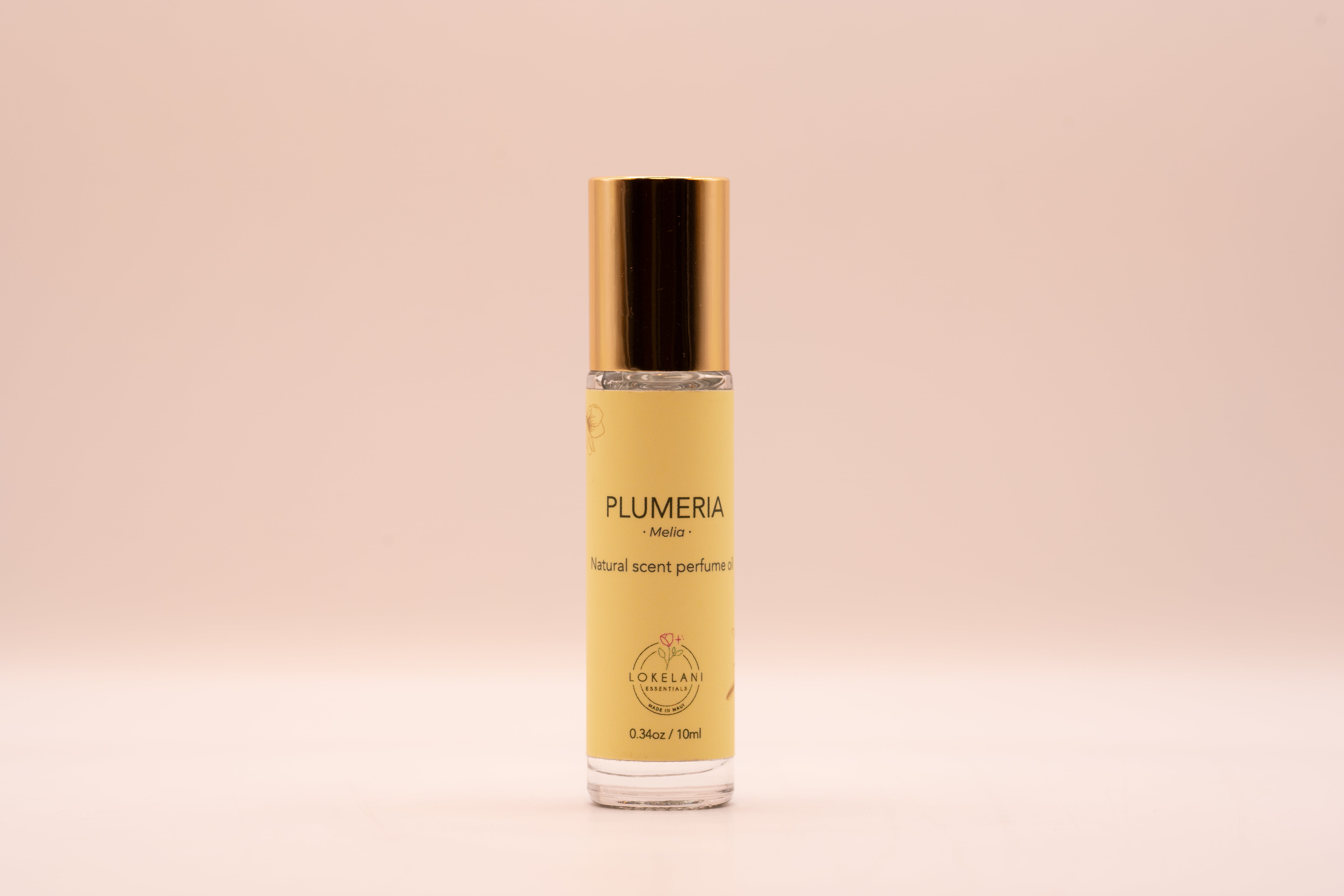 Plumeria natural scent perfume roll on oil