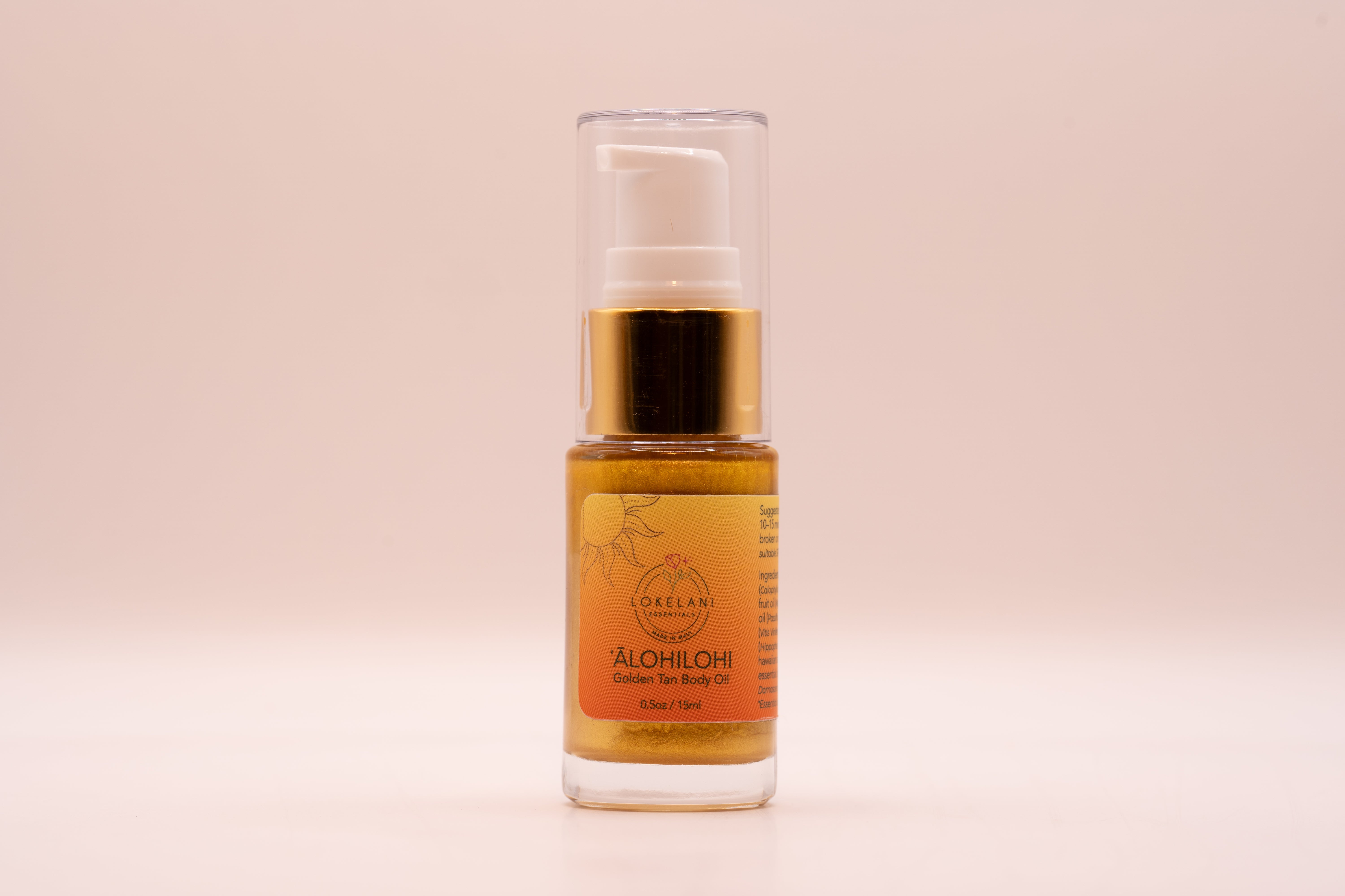 ‘Ālohilohi golden tan body oil