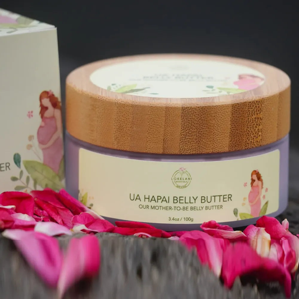 Ua Hapai Belly butter lokelani essentials