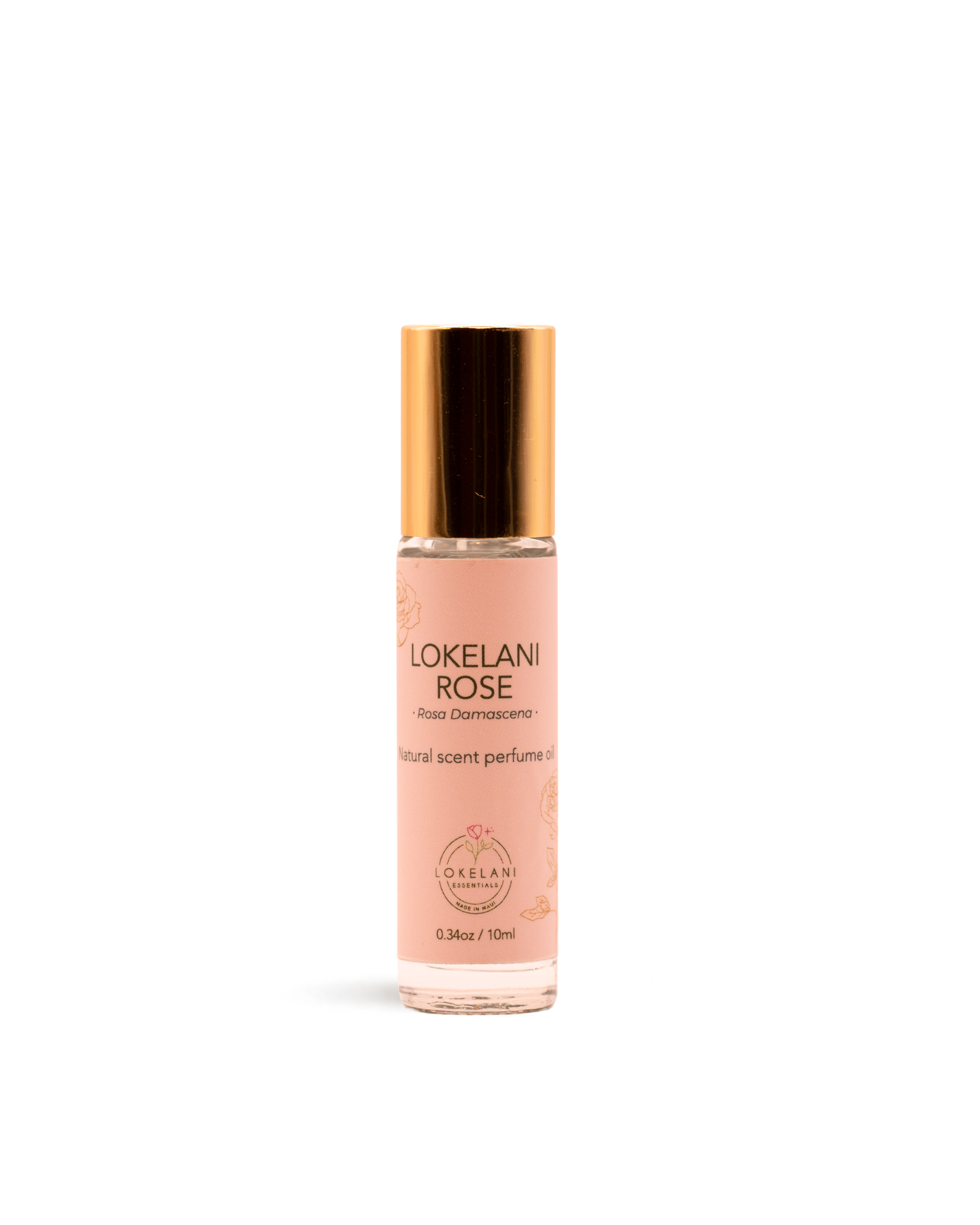 Lokelani Rose Natural Perfume Roll-On