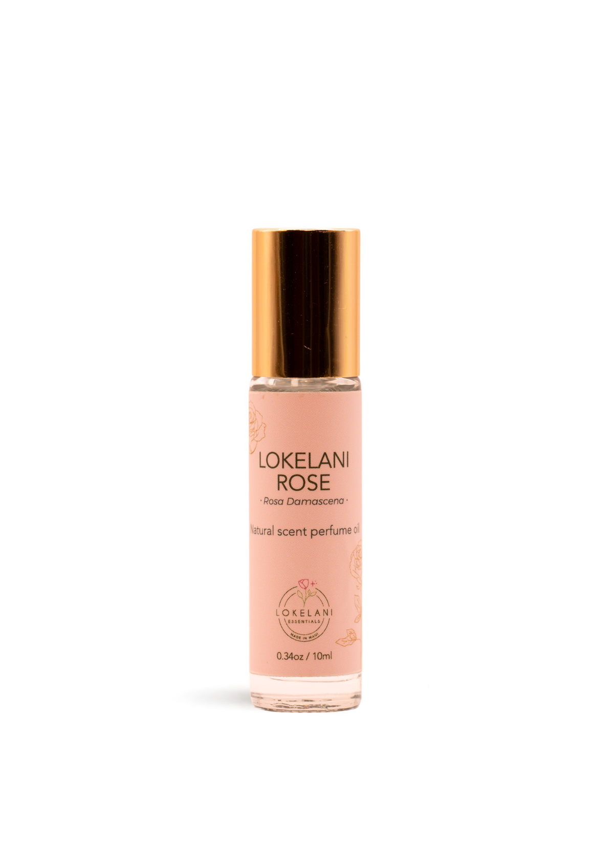 Lokelani Rose Natural Perfume Roll-On