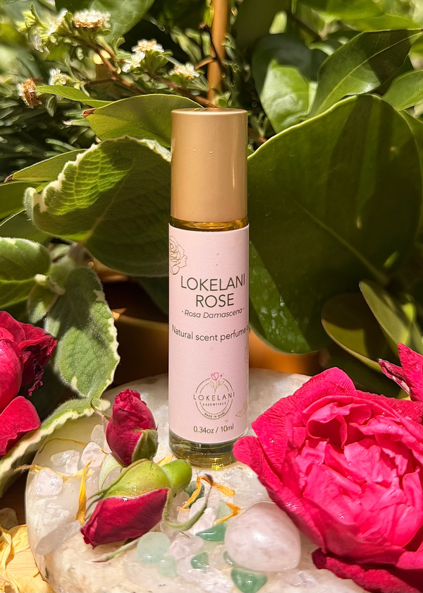 Lokelani Rose Natural Perfume Roll-On