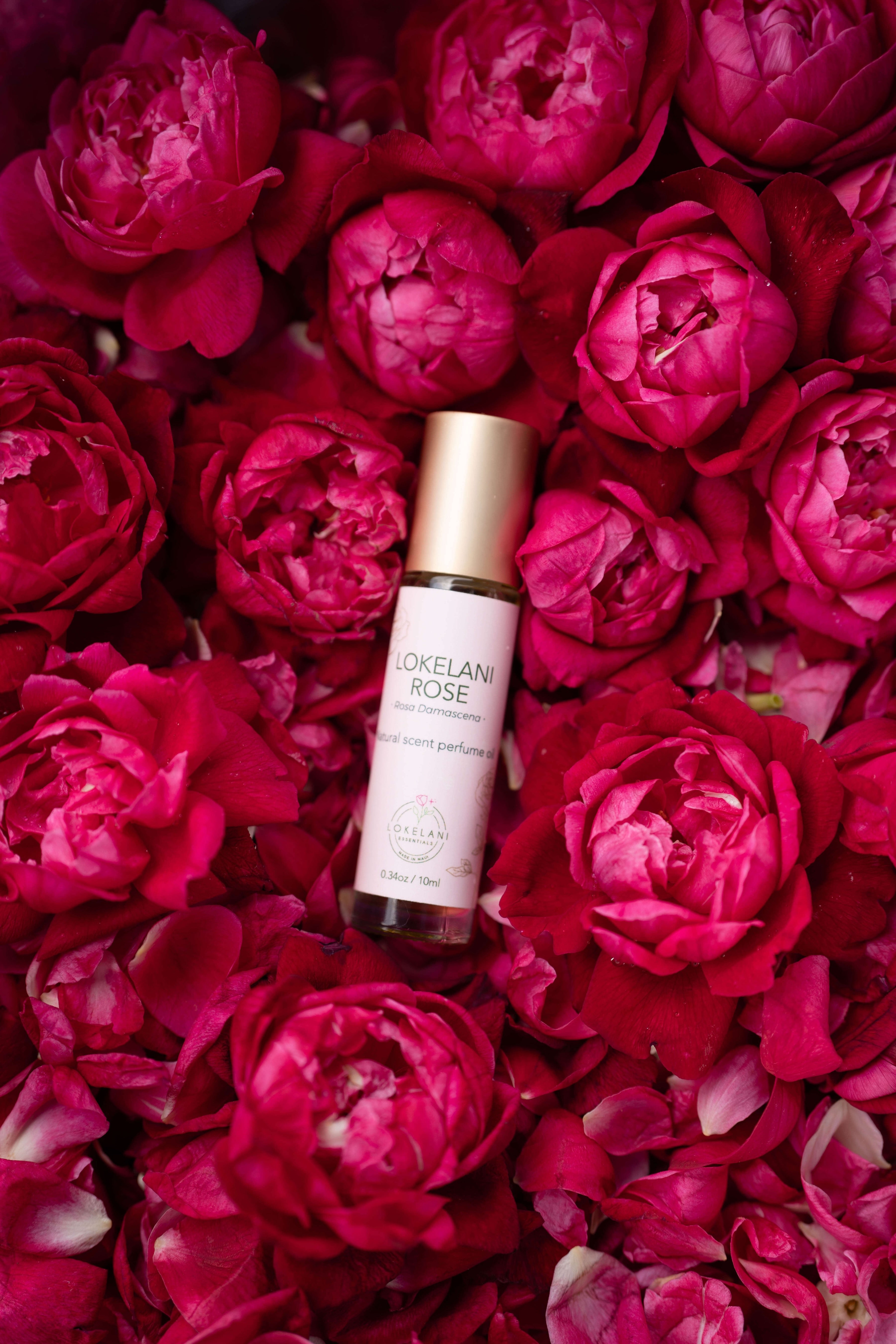 Lokelani Rose Natural Perfume Roll-On