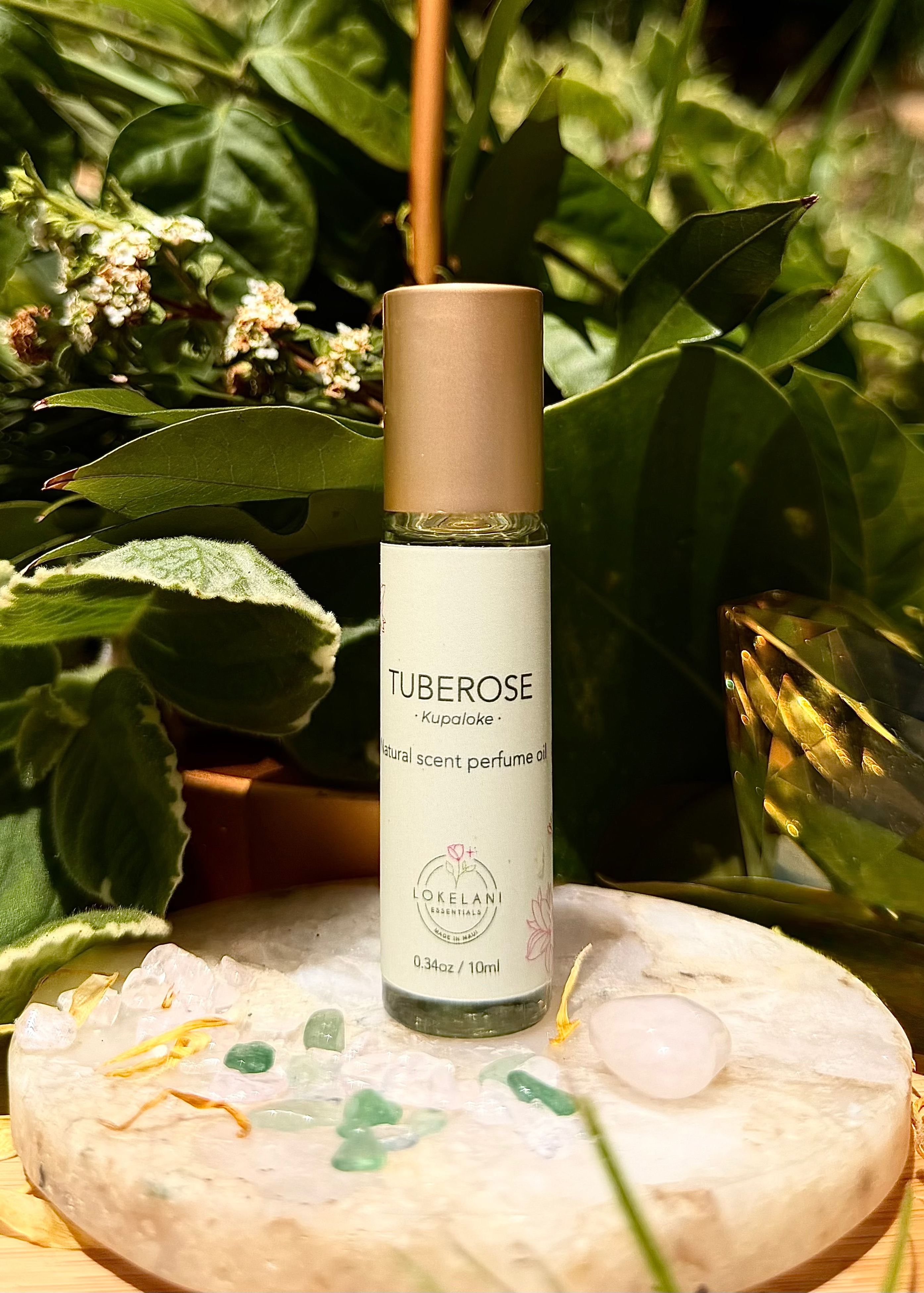 Tuberose Natural Perfume Roll-On