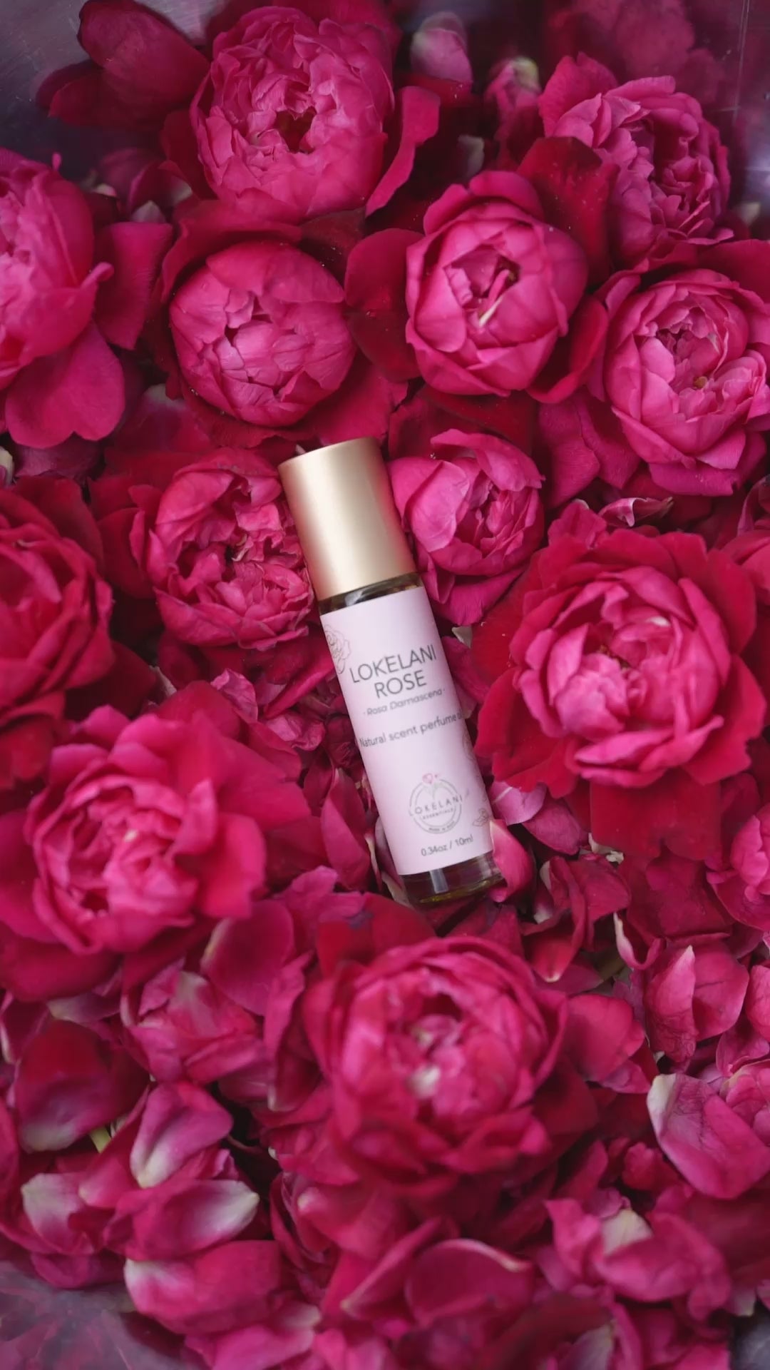 Lokelani Rose Natural Perfume Roll-On