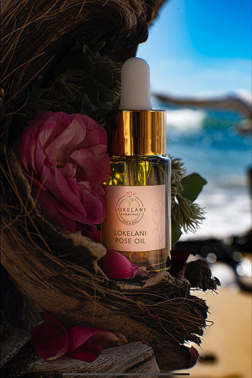 pure organic rose essential oil